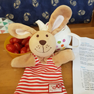 Möhrchen kommt um mitzufeiern